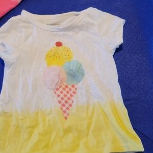 🌻 4 for$15 🌻 First impressions 18 month ice cream shirt